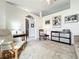 Spacious living room with arched doorways, neutral decor, and comfortable seating at 1407 Island Cove Dr, Deland, FL 32724