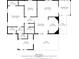 Detailed floor plan showcasing the layout of the home, including room dimensions at 1541 Doral Cir, Lady Lake, FL 32159