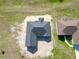 Birds-eye view of the new home featuring a dark gray roof and lawn at 2581 Se 75Th Blvd, Bushnell, FL 33513