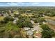 Panoramic aerial view showcasing the home's location in a lush, tree-filled community at 25818 Belle Alliance, Leesburg, FL 34748