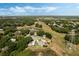 Expansive aerial view showcasing a residential area near green spaces, highlighting the community's layout at 25818 Belle Alliance, Leesburg, FL 34748