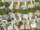 A residential neighborhood featuring well-maintained homes with manicured lawns and mature trees in a community setting at 26823 Forest Hills St, Leesburg, FL 34788