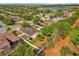 Bird's-eye view of the home and neighborhood, showcasing the landscape and surrounding environment at 2988 Santa Maria Ave, Clermont, FL 34715