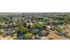 Wide angle aerial view of the neighborhood featuring mature trees and multiple homes at 36337 Terra Ct, Grand Island, FL 32735