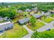 An aerial view of a lovely home in a verdant neighborhood with tree-lined streets at 375 N Boyd St, Winter Garden, FL 34787