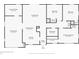 Detailed floor plan showcasing the layout of the home, including room dimensions and closet spaces at 375 N Boyd St, Winter Garden, FL 34787