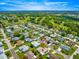 Community aerial view of residences, landscaping, and golf course with scattered trees and lush terrain at 9773 Se 179Th Pl, Summerfield, FL 34491