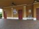 Community pool area with restrooms, drinking fountain, and posted pool rules for residents at 1010 Chelsea Dr, Davenport, FL 33897