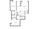 Detailed floor plan showcases the layout of the residence, including the primary bedroom, living room, and kitchen at 1051 S Highland St # 4B, Mount Dora, FL 32757