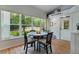 Cozy breakfast nook with a large window and views of the backyard at 11497 Sw 82Nd Court Rd, Ocala, FL 34481