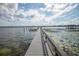 Picturesque lake view from the dock, featuring a gazebo and expansive water lilies, perfect for nature lovers at 1202 Bly Ct, Eustis, FL 32726