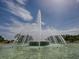 Stunning water fountain feature, a focal point of the community's lush landscape at 12511 Se 91St Terrace Rd, Summerfield, FL 34491