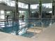 Indoor pool with clear blue water and ample natural light at 12511 Se 91St Terrace Rd, Summerfield, FL 34491