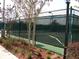 Community tennis court surrounded by landscaping, creating a serene environment for playing at 12511 Se 91St Terrace Rd, Summerfield, FL 34491