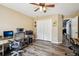 Bedroom/Office with a desk, and closets at 179 Patrice Hope St, Leesburg, FL 34748