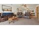 Cozy living room featuring comfortable seating and a warm atmosphere at 1901 Brookside Dr, Mount Dora, FL 32757