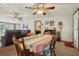Open-concept living space with combined living, dining, and kitchen areas at 1901 Brookside Dr, Mount Dora, FL 32757