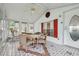 Relaxing sunroom featuring a table, chairs, and bright, airy windows at 1901 Brookside Dr, Mount Dora, FL 32757