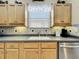 A close up on the kitchen sink with stainless steel appliances and great lighting at 3551 Mulberry Grove Loop, Leesburg, FL 34748