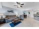 Spacious living room with neutral tones, plush seating, and stylish decor at 5300 S Atlantic Ave # 16-202, New Smyrna Beach, FL 32169
