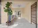 Covered patio with sliding glass doors and a ceiling fan at 9027 Saint Andrews Way, Mount Dora, FL 32757