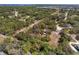 Breathtaking aerial view of a property nestled among lush trees, offering privacy and a serene, natural setting at 10159 Se 174Th St, Summerfield, FL 34491