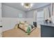 Bright bedroom featuring a Minecraft theme, recessed lighting, and modern décor at 113 Camilla Rd, Deland, FL 32724
