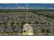 Aerial view showcasing a lovely home in a well-planned community surrounded by green spaces at 161 Williamson Dr, Davenport, FL 33897