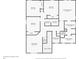 The floor plan reveals the configuration of bedrooms, bathrooms, and the laundry room on the second floor at 161 Williamson Dr, Davenport, FL 33897