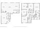 An architectural layout featuring both the first and second floor showcasing the dimensions and rooms at 161 Williamson Dr, Davenport, FL 33897