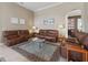 Comfortable living room with couches and decor at 17769 Se 121St Terrace Rd, Summerfield, FL 34491