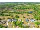 An aerial view of beautiful homes, large lots and abundant green space and marshland at 26301 Sackamaxon Dr, Sorrento, FL 32776