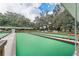 Outdoor bocce ball court surrounded by trees and open space for leisurely play at 26535 Deuce Ct, Leesburg, FL 34748
