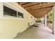 Exterior shows the underside of the home and surrounding landscape at 2870 Belinda Dr, Deland, FL 32720