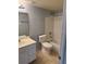 Bathroom with a shower-tub combo, a single sink vanity, and a tiled floor at 3748 Idlebrook Cir # 202, Casselberry, FL 32707