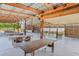 Spacious barn interior with wooden tables and ample seating for events at 4635 Brantley Rd, Groveland, FL 34736
