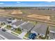 Scenic aerial view of a residential area with open land in the background at 4905 Vellacito Way, Davenport, FL 33897