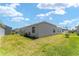 Lush backyard with well-maintained lawn, offering plenty of space for outdoor activities at 6342 Whittle Ct, The Villages, FL 32163