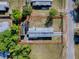 An aerial view highlighting the property's generous lot and landscaping at 8901 Se 144Th Ln, Summerfield, FL 34491