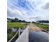 Scenic view of a community boat ramp, showcasing waterfront access and recreational opportunities at 11024 Windchime Cir, Clermont, FL 34711