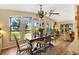 Formal dining area with large windows for lots of natural light at 1639 W Schwartz Blvd, The Villages, FL 32159