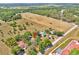 Aerial view showing property in relation to area, farm fields, and neighboring properties at 16724 Highland Ave, Montverde, FL 34756