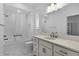 Bathroom featuring a tub, shower, and vanity at 1796 Zientara Loop, The Villages, FL 32163