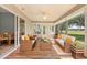 Inviting sunroom featuring comfortable seating and views at 2204 Margarita Dr, The Villages, FL 32159