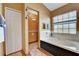 Bright main bathroom with a soaking tub, a walk-in area, and tiled floors at 25273 Lost Oak Cir, Leesburg, FL 34748