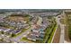 An aerial view showcases the location of the home with convenient access to main roadways at 3235 Buoy Cir, Winter Garden, FL 34787