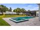 Sparkling pool and spa combination, perfect for entertaining or relaxing in a private backyard at 3235 Buoy Cir, Winter Garden, FL 34787