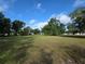 Picture of grassy land parcel with mature trees in neighborhood at 350 Cassady St, Umatilla, FL 32784