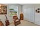 Bedroom features neutral walls, a closet, and a window, creating a serene atmosphere for relaxation at 4247 James River Cir, Leesburg, FL 34748