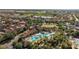 Aerial view of resort style community with pool and many amenities at 4328 Acorn Ct, Davenport, FL 33837
